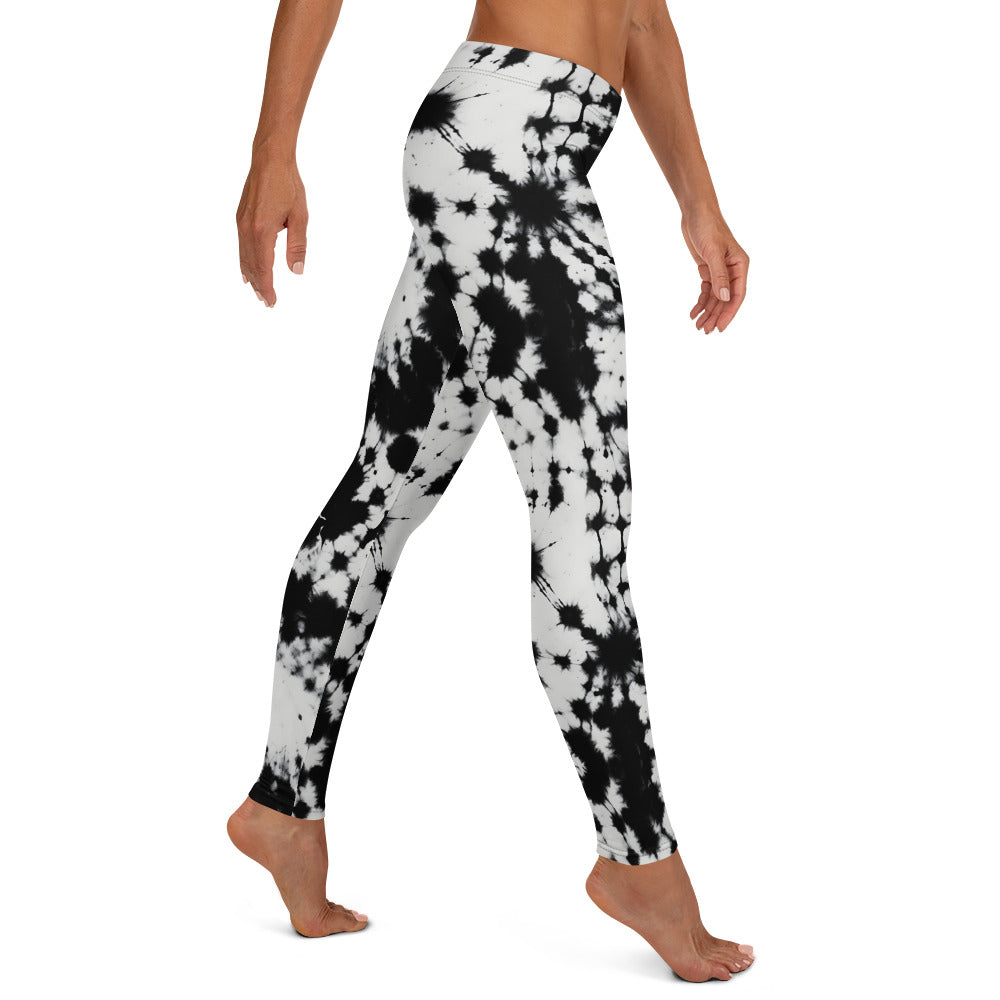 Black Tie Dye Leggings