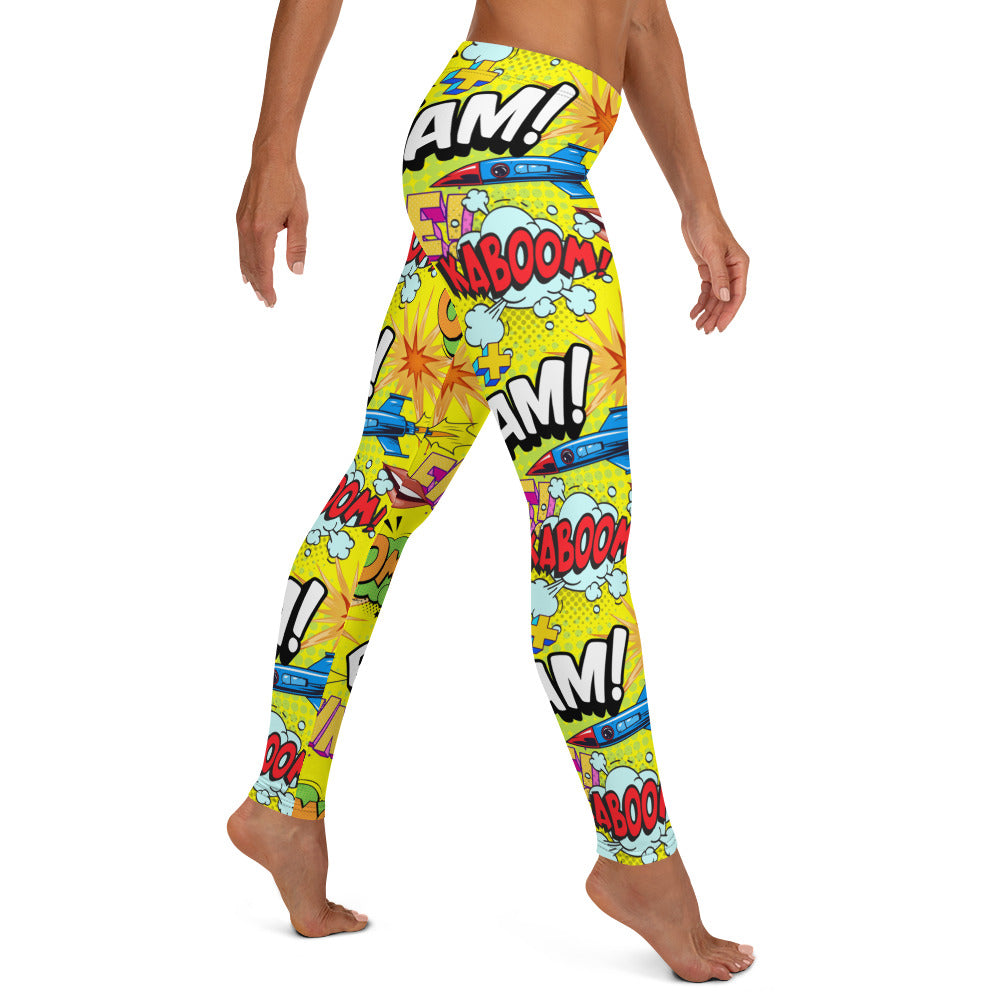 Bam Comic Book Leggings