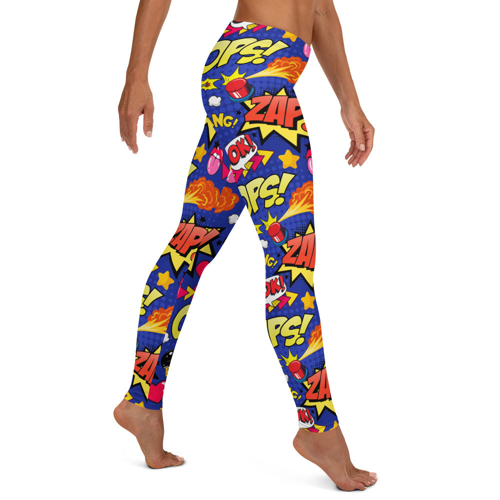 Oops Comic Book Leggings