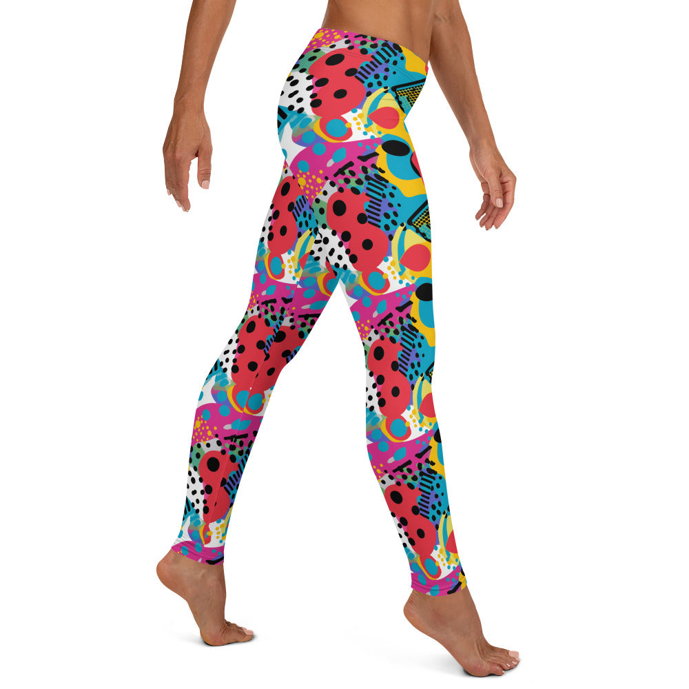 Abstract Pop Art Printed Leggings