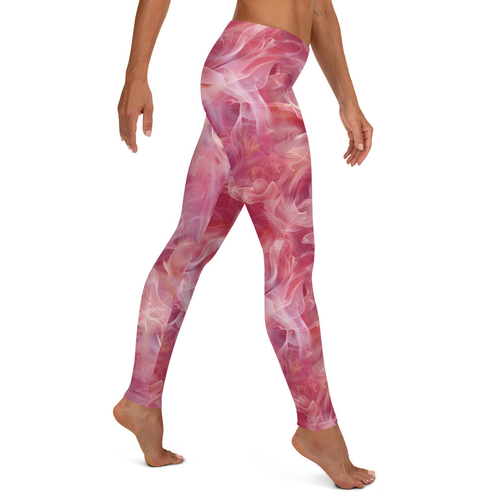 Pink Smoke Printed Leggings