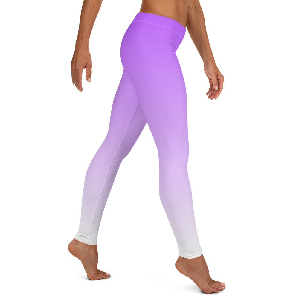 Ombre Purple to White Leggings