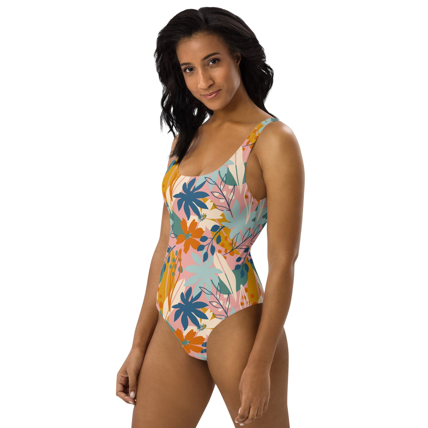 Sound of Colorful Leaves One-Piece Swimsuit