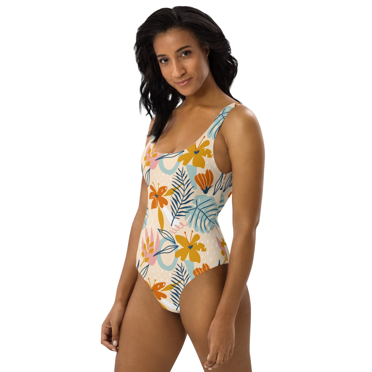 Sound of Flowers One-Piece Swimsuit