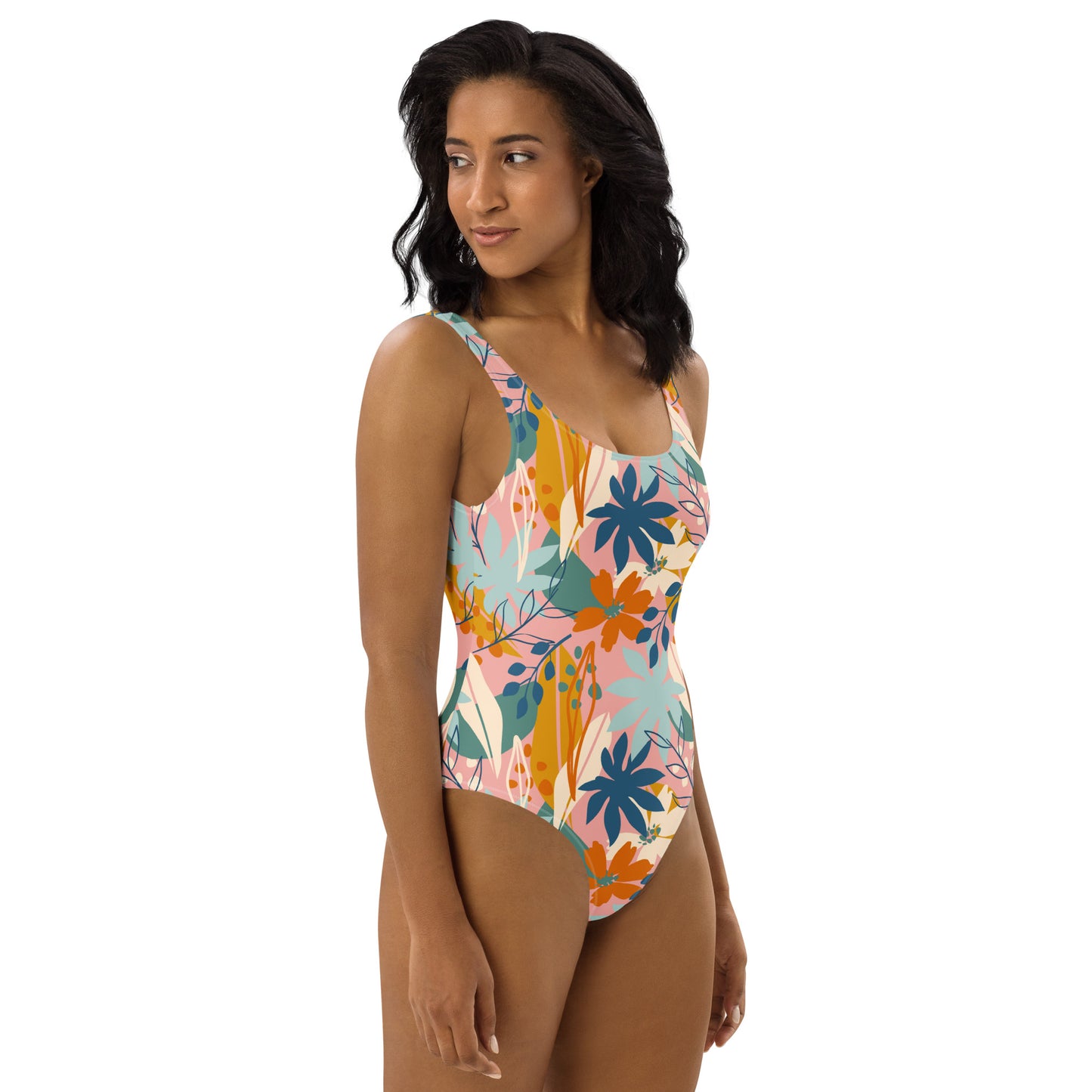 Sound of Colorful Leaves One-Piece Swimsuit