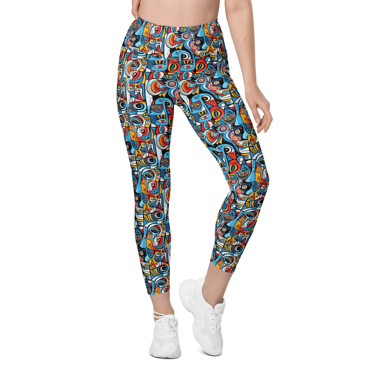 Fine Arts Pop Culture Printed Leggings with pockets