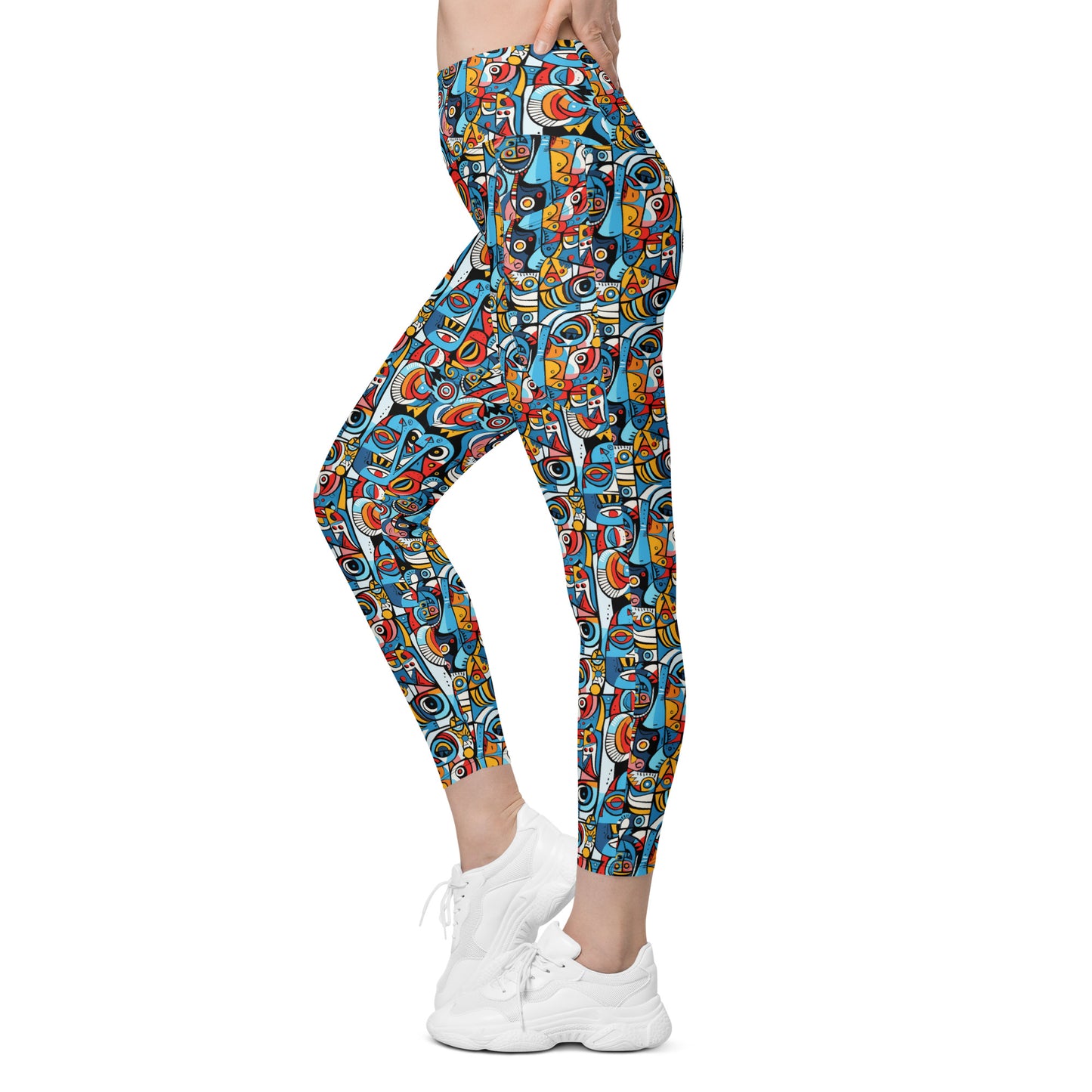 Fine Arts Pop Culture Printed Leggings with pockets