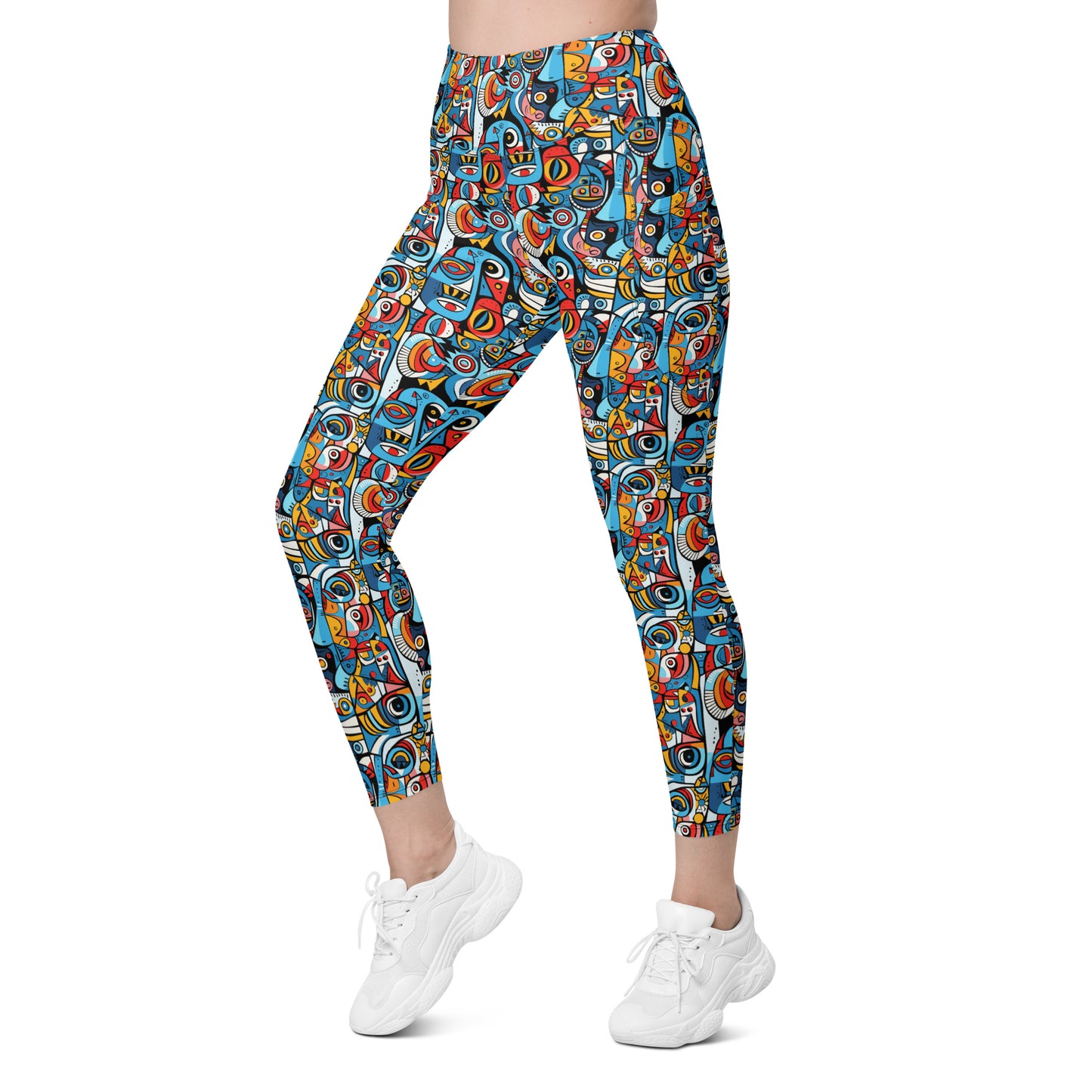 Fine Arts Pop Culture Printed Leggings with pockets