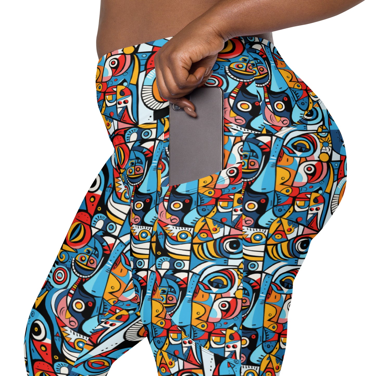 Fine Arts Pop Culture Printed Leggings with pockets