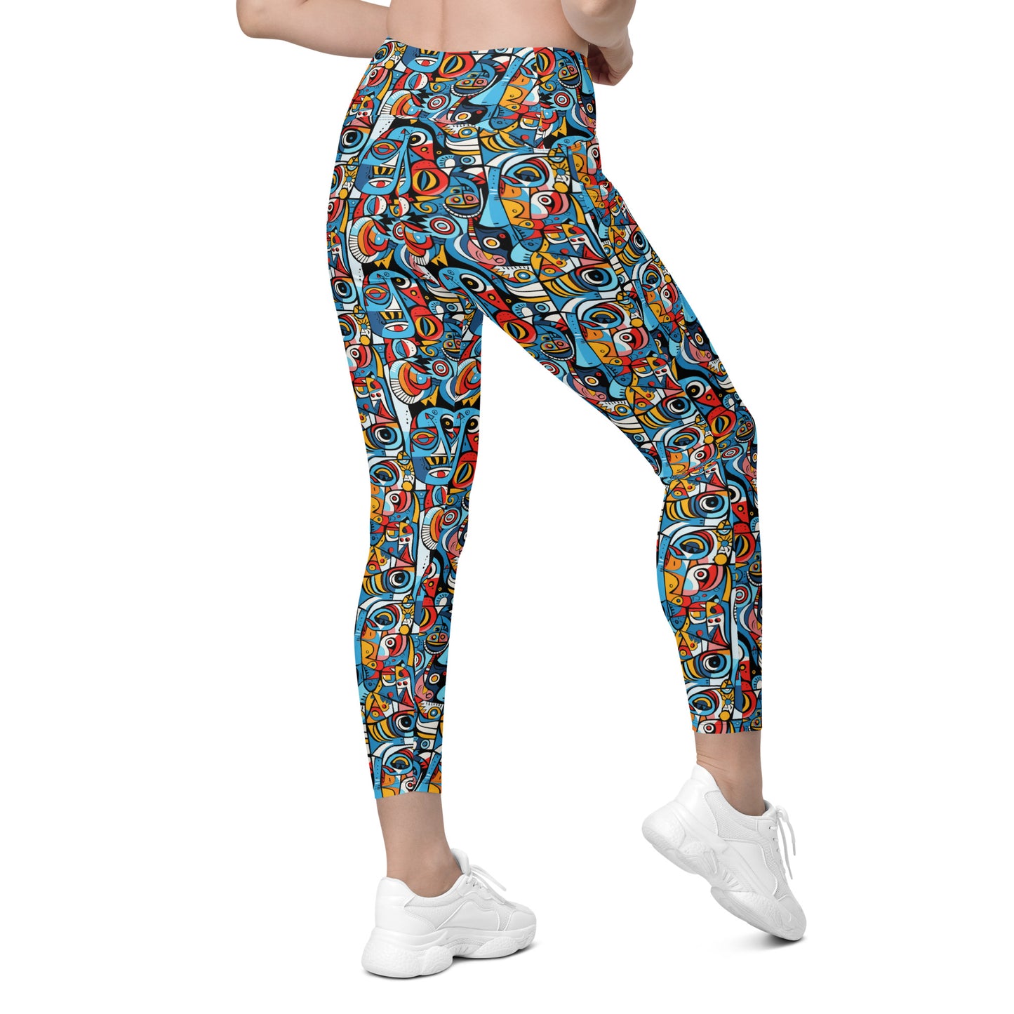 Fine Arts Pop Culture Printed Leggings with pockets