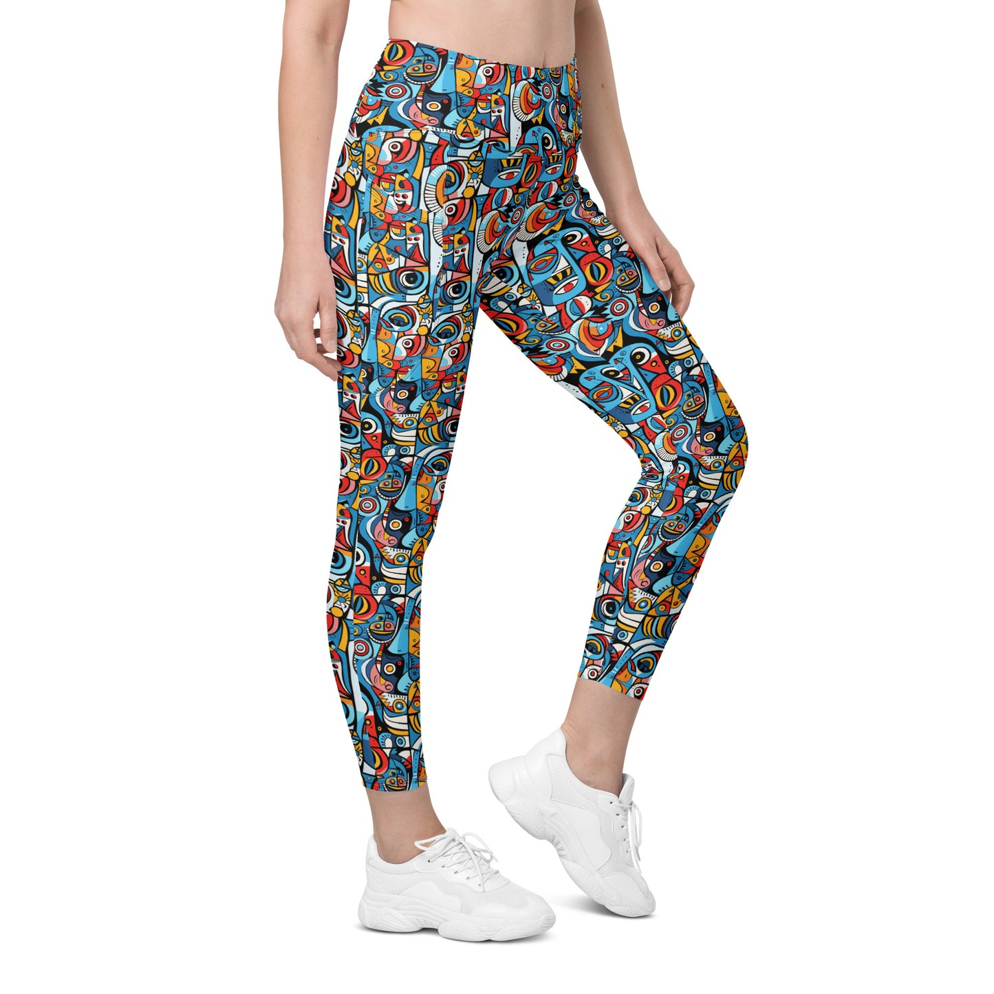 Fine Arts Pop Culture Printed Leggings with pockets