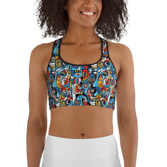 Fine Arts Pop Culture Printed Sports bra