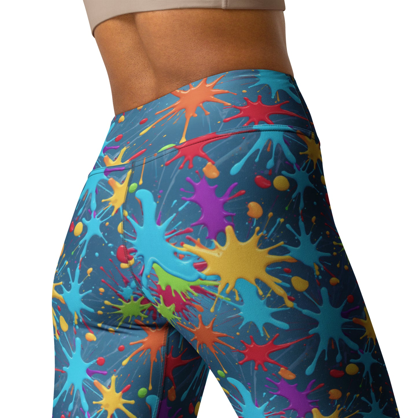 Paint Ball Vibes Yoga Leggings