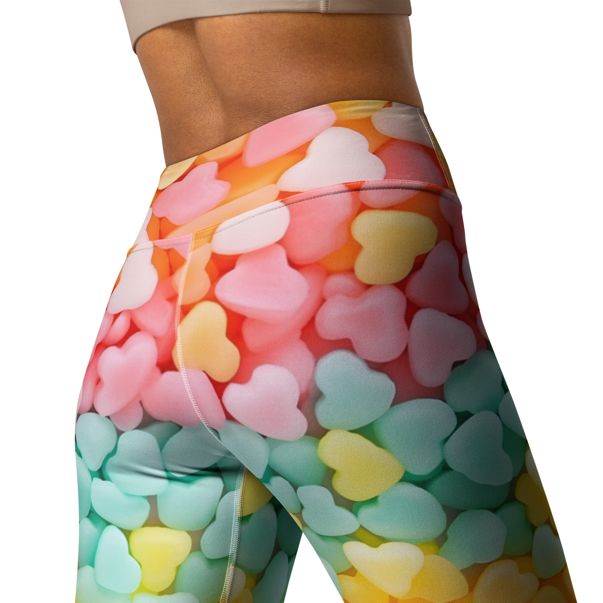 Sweet Candy Love Yoga Leggings