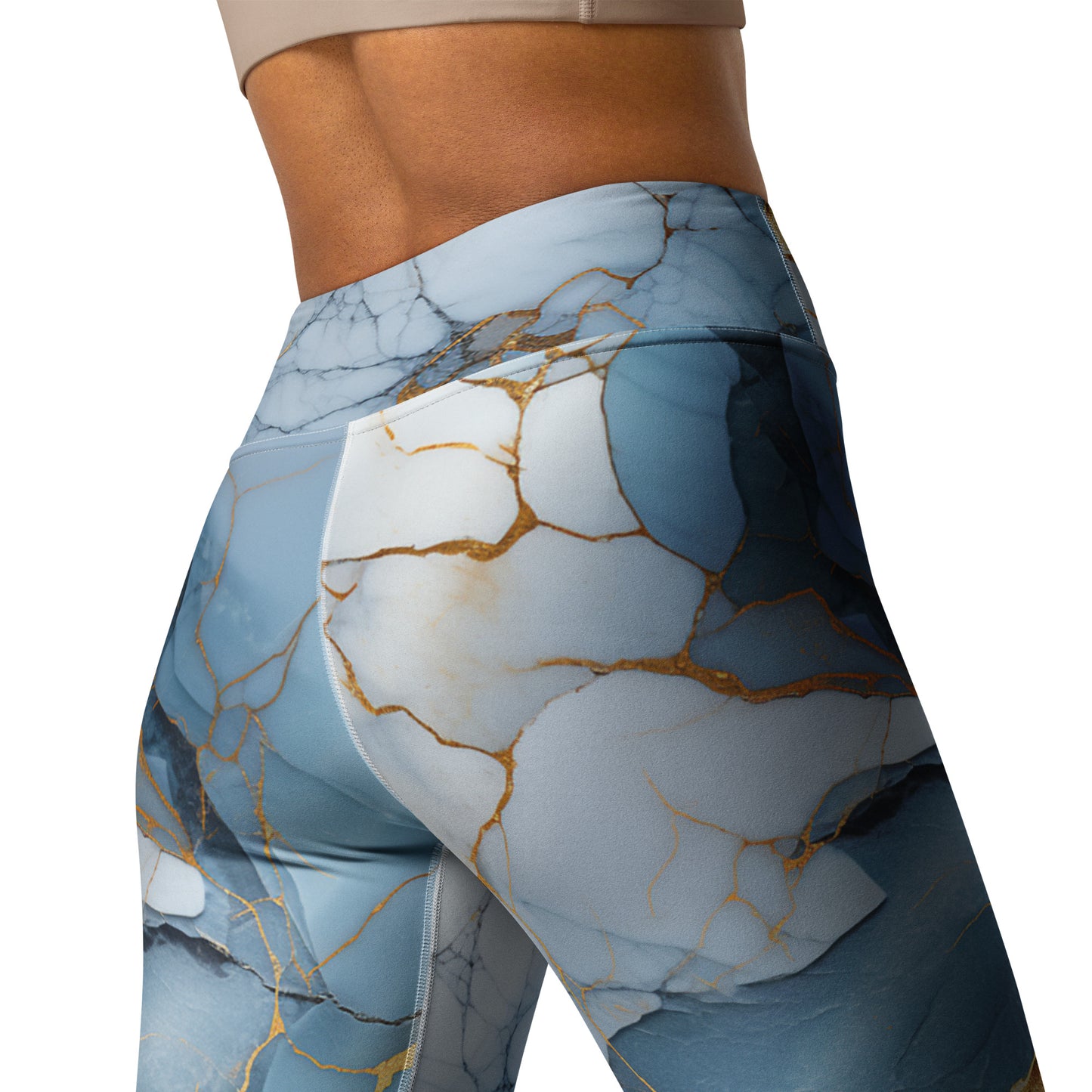 Blue Marble Yoga Leggings