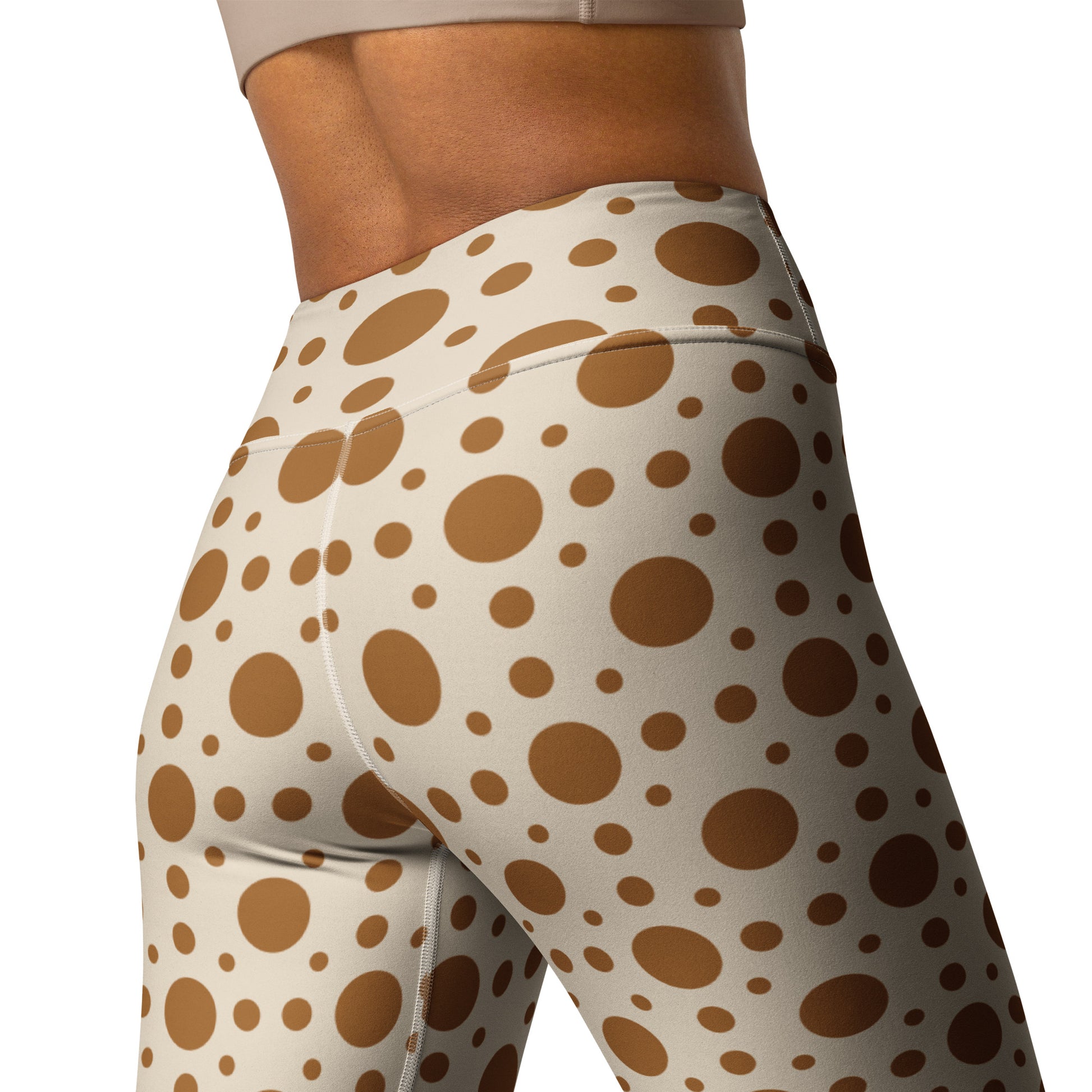 Modern Dots Print Yoga Leggings