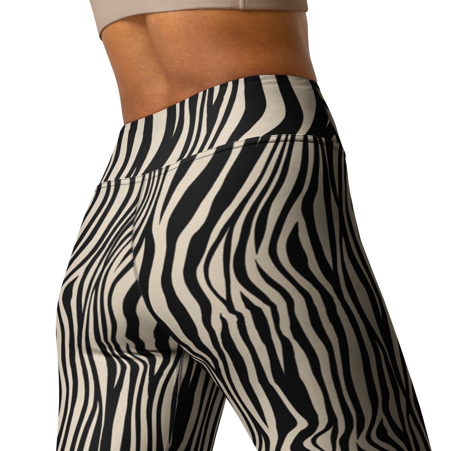 Zebra Skin Print Yoga Leggings