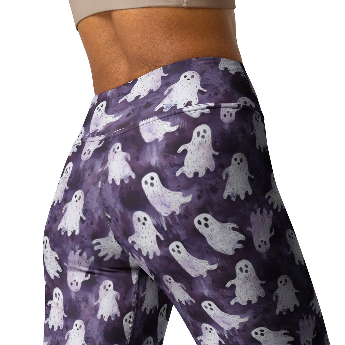 Boo I See You Halloween Yoga Leggings