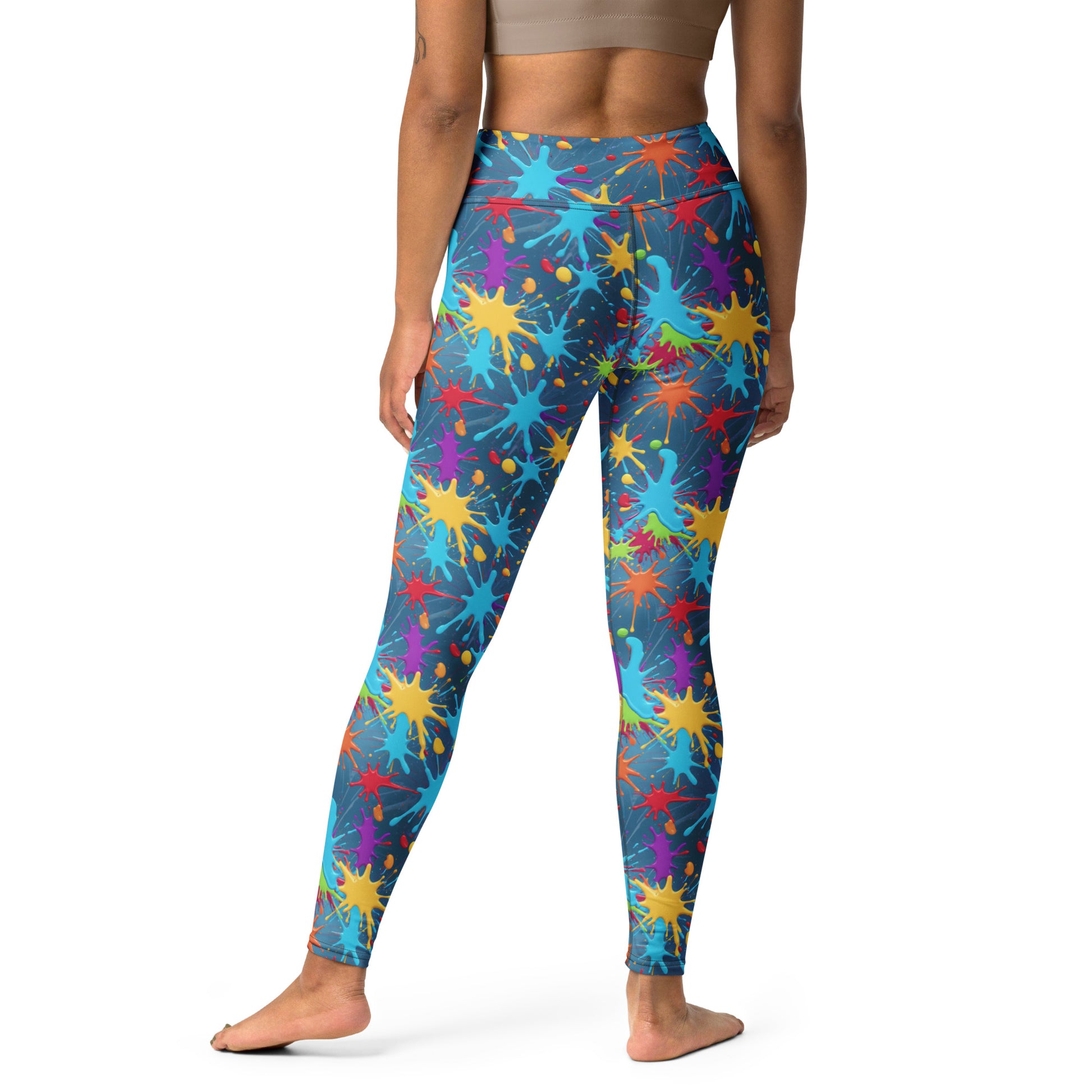 Paint Ball Vibes Yoga Leggings