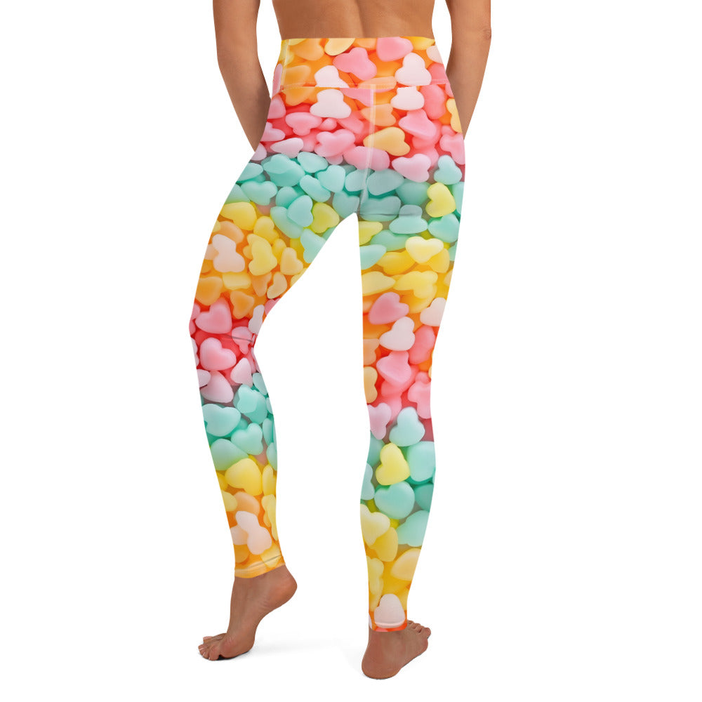 Sweet Candy Love Yoga Leggings