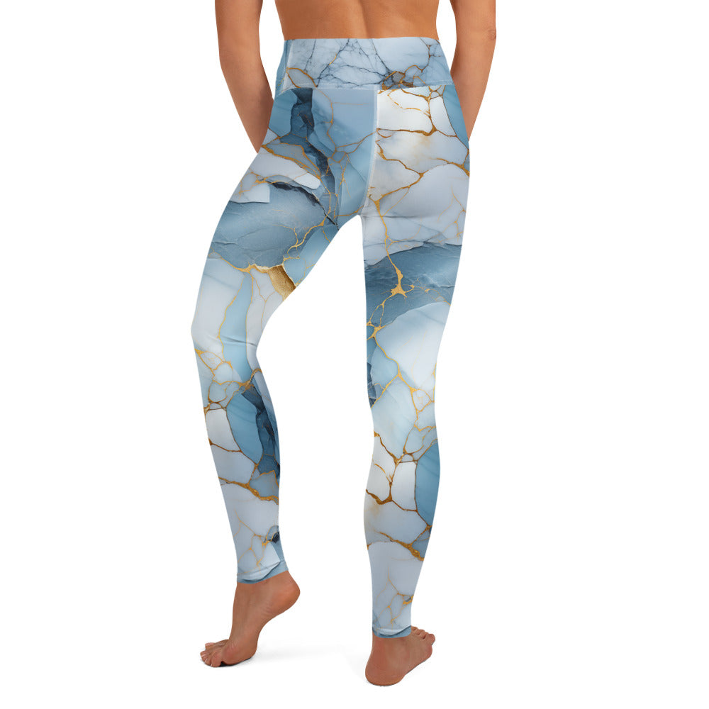 Blue Marble Yoga Leggings