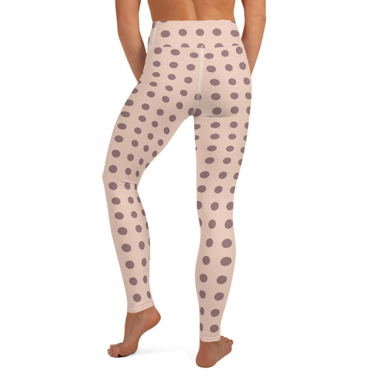 Modern Dots Pattern Yoga Leggings