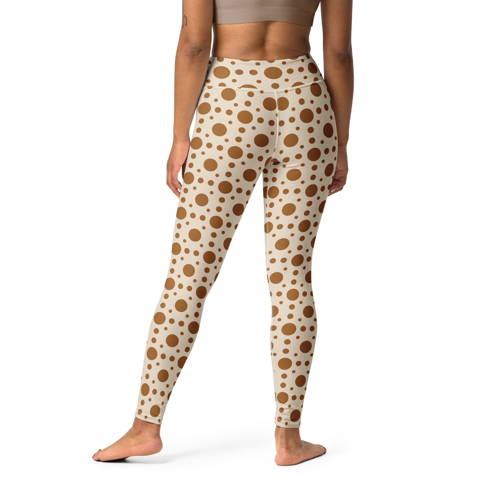 Modern Dots Print Yoga Leggings