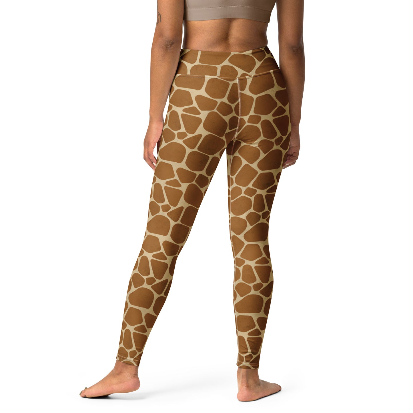 Giraffe Skin Print Yoga Leggings