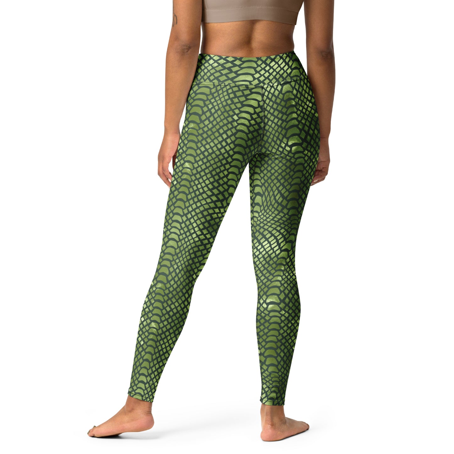 Snake Skin Print Yoga Leggings