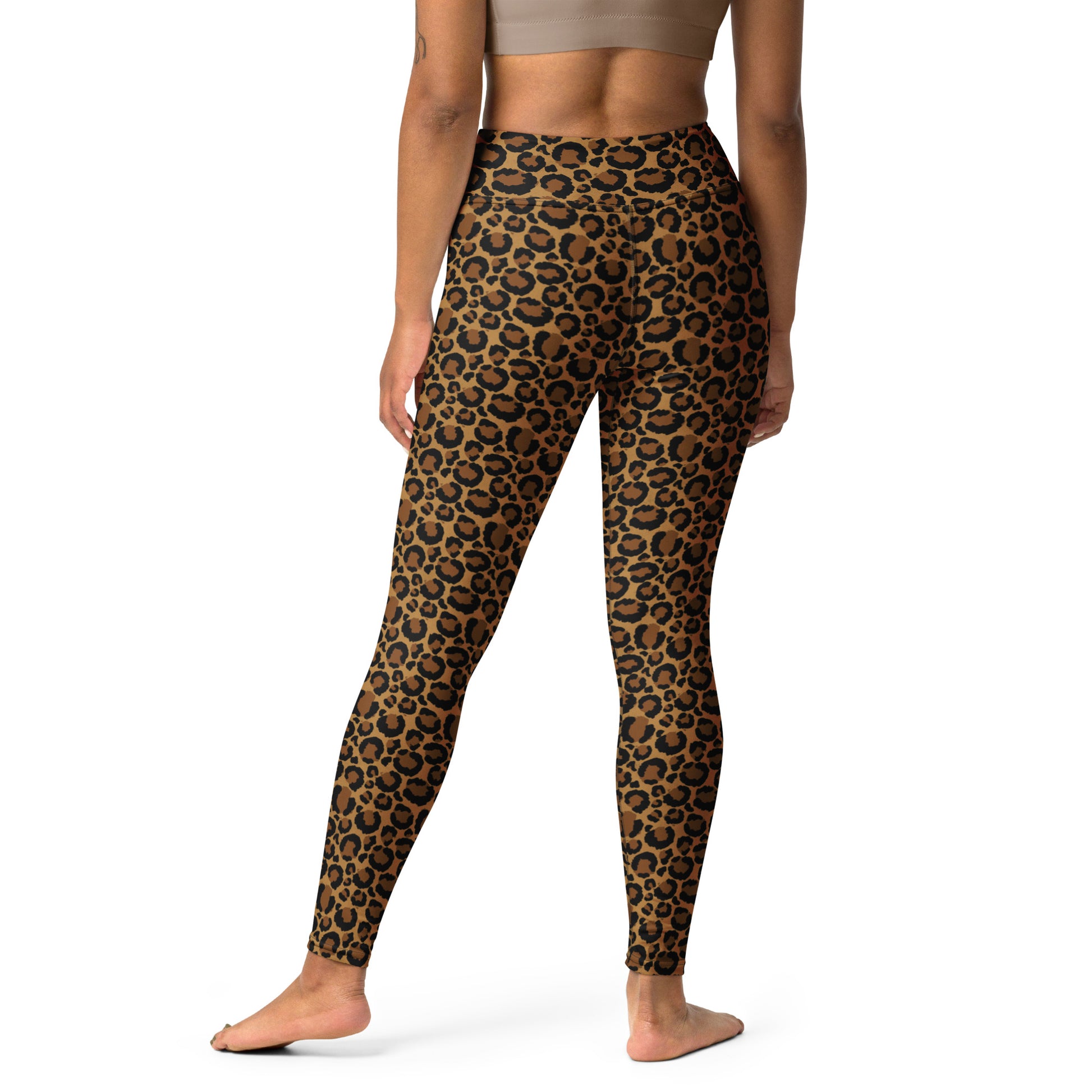 Leopard Skin Print Yoga Leggings