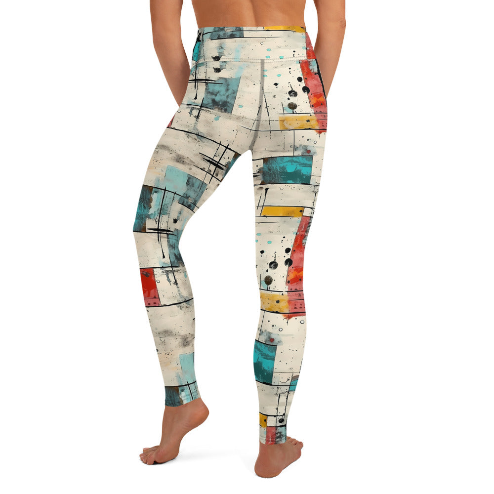 Scattered Graffiti Yoga Leggings