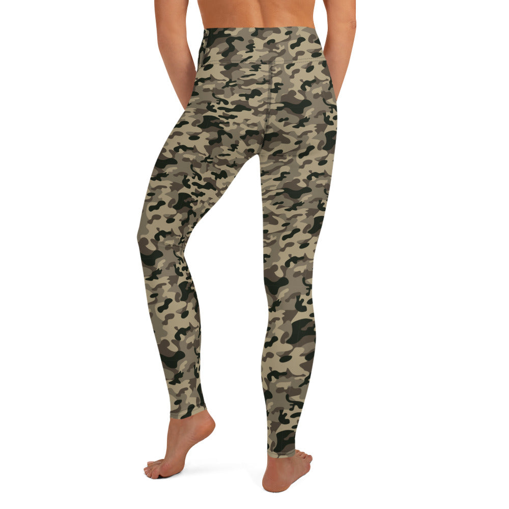 Classic Camo Print Yoga Leggings