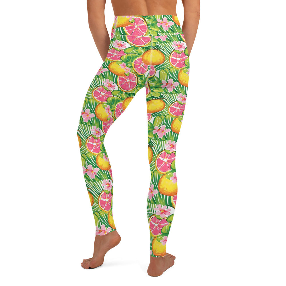 Tropical Fiesta Yoga Leggings