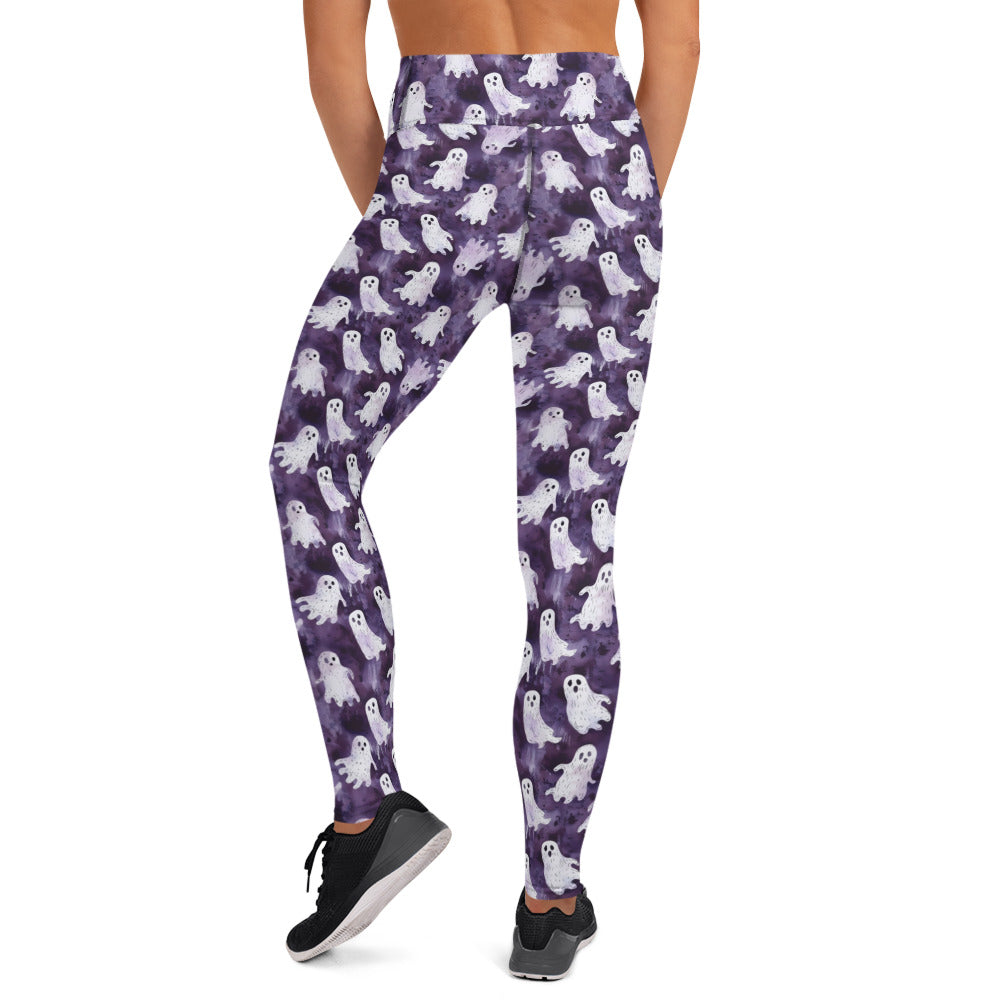 Boo I See You Halloween Yoga Leggings