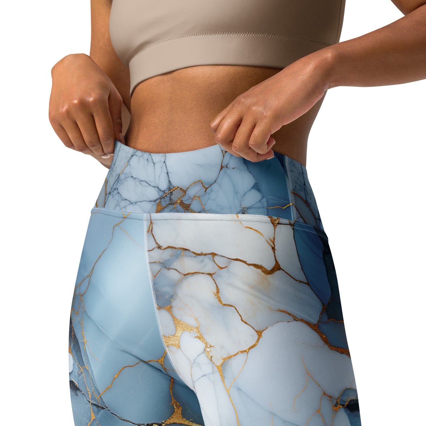 Blue Marble Yoga Leggings