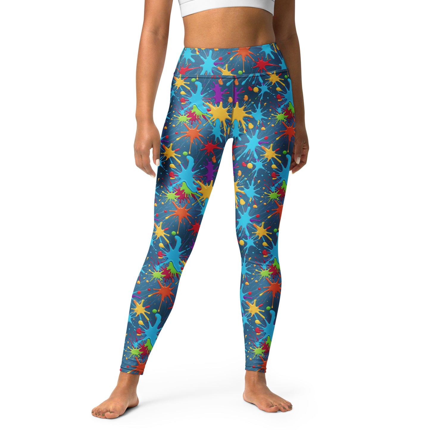 Paint Ball Vibes Yoga Leggings