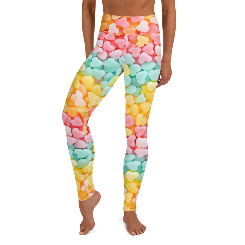 Sweet Candy Love Yoga Leggings