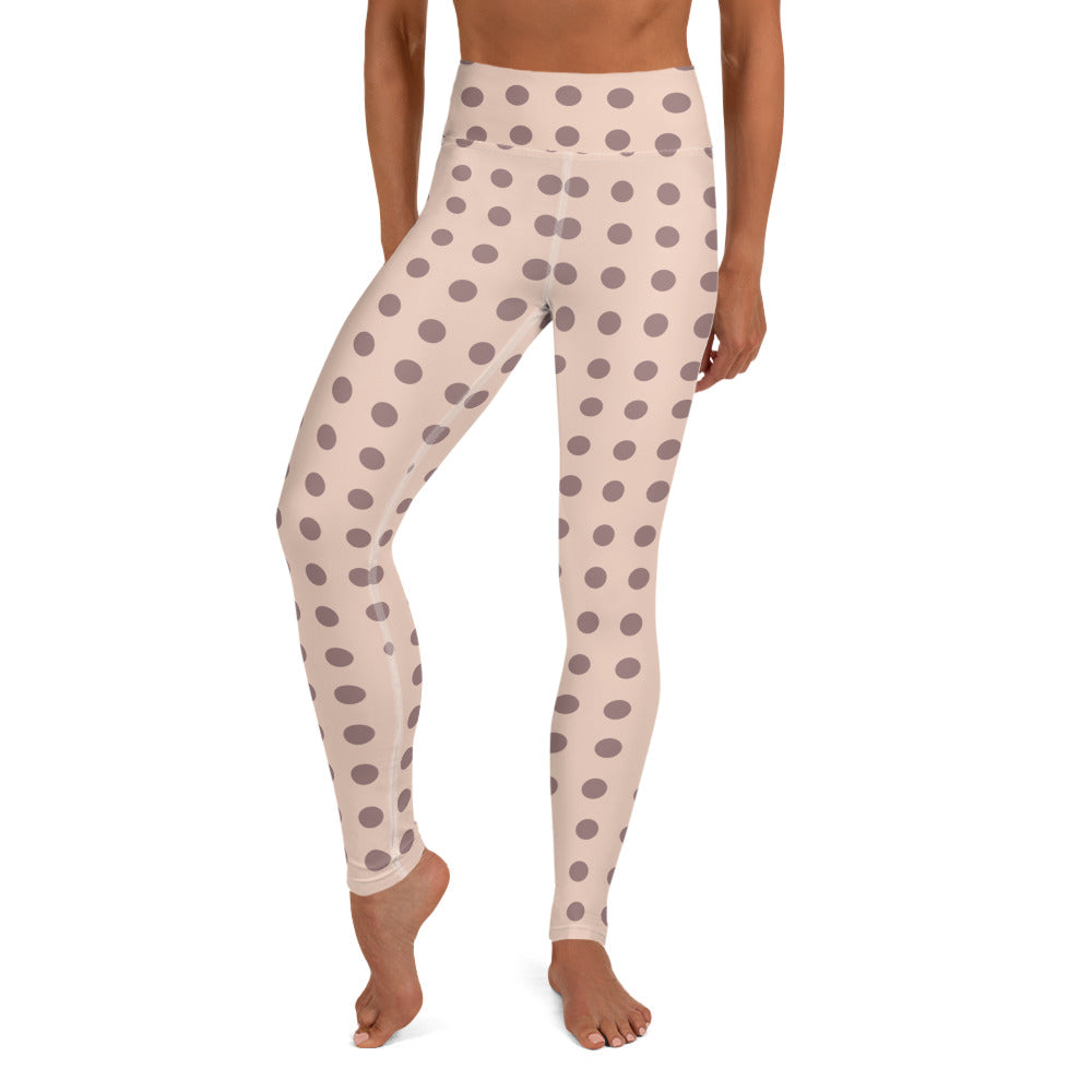 Modern Dots Pattern Yoga Leggings