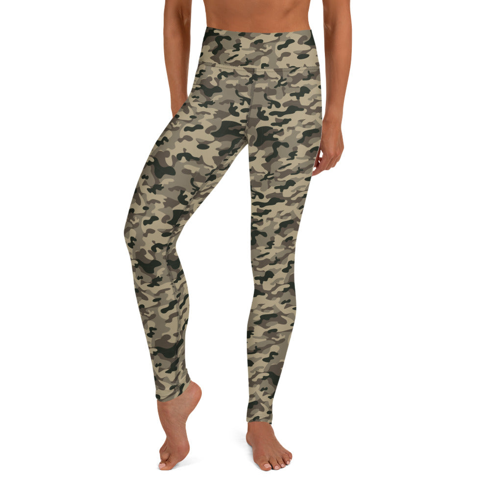 Classic Camo Print Yoga Leggings