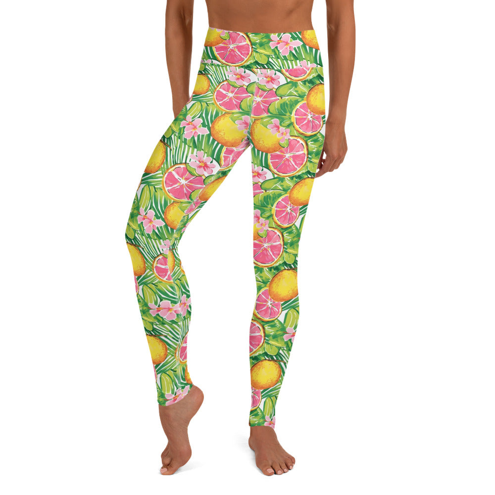 Tropical Fiesta Yoga Leggings