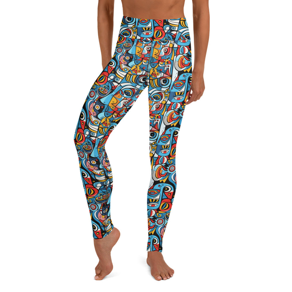 Fine Arts Pop Culture Printed Yoga Leggings