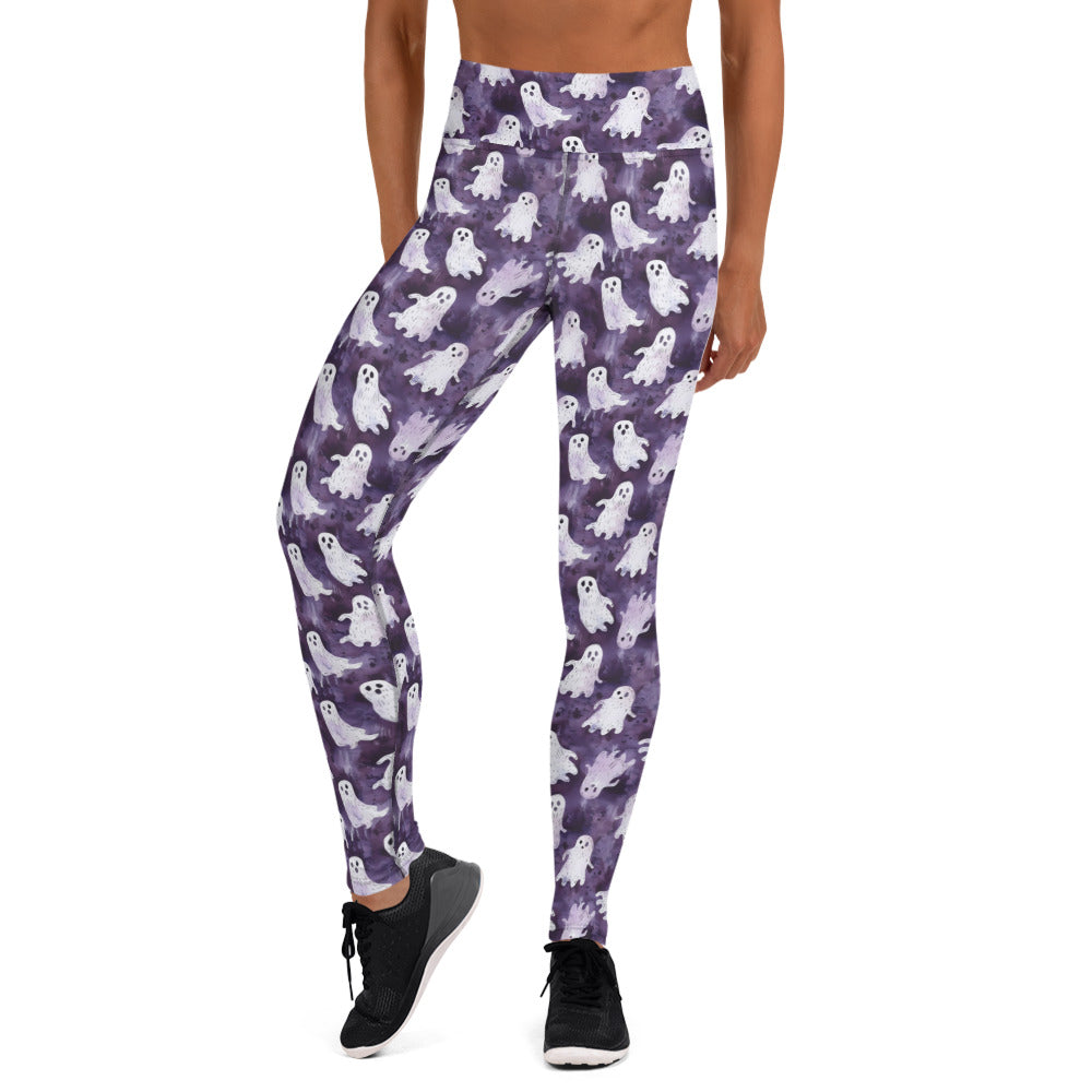 Boo I See You Halloween Yoga Leggings