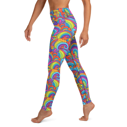 Hippie Vibes Yoga Leggings