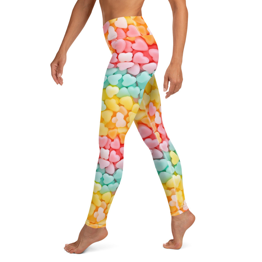 Sweet Candy Love Yoga Leggings