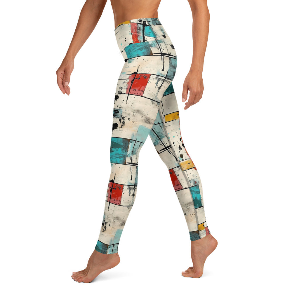 Scattered Graffiti Yoga Leggings