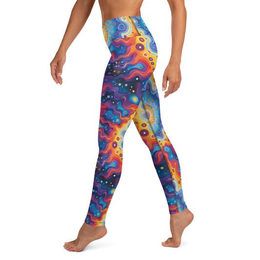 Psychedelic Pattern Yoga Leggings