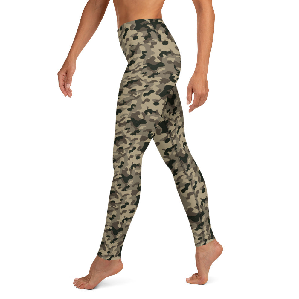 Classic Camo Print Yoga Leggings