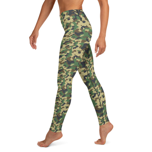 Classic Green Camo Yoga Leggings