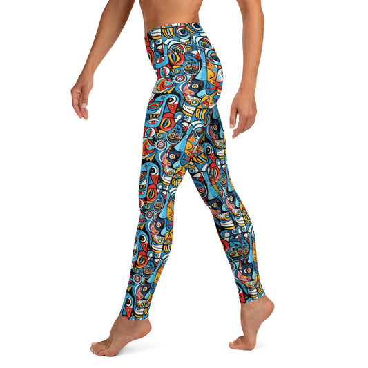 Fine Arts Pop Culture Printed Yoga Leggings