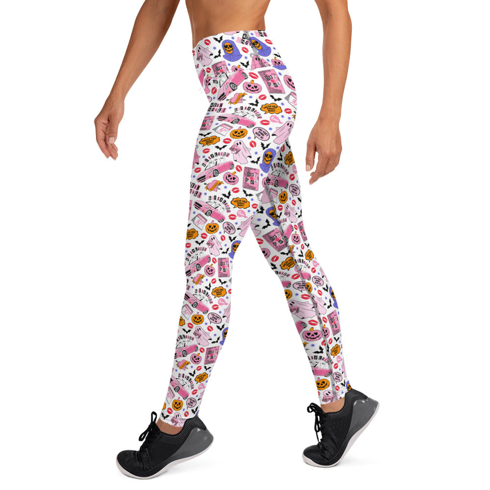 Mean Ghouls Halloween Yoga Leggings